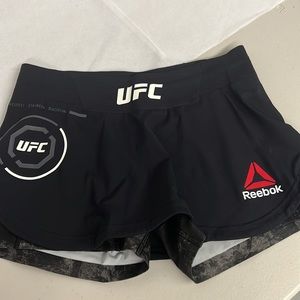 NEW Reebok X UFC FK OCTAGO CD5834 Black Elastic Waist MMA Skort Shorts SZ Small